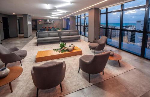 Time Apto 410 Quarto Sala Luxo Conforto na Praia Ponta Verde - Foto 28