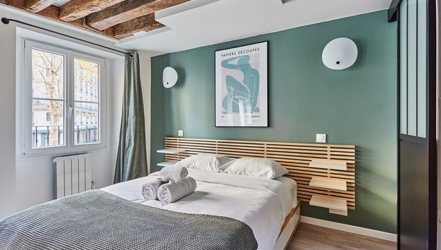 Charming Studio Center of Paris-montorgueil - Foto 5, Habitación