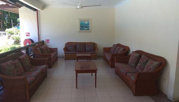 Zona de estar del vestíbulo