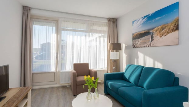 Apartment in Zoutelande Near Sandy Beach - Foto 5, Sala de estar