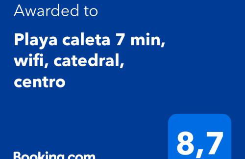 Playa caleta 7 min, wifi, catedral, centro - Foto 4