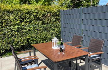 Ferienwohnung mit Balkon und eingezäunten Garten - Foto 15