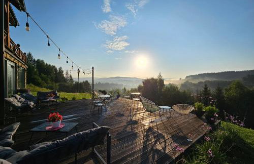 Stodoły w Bieszczadzie domy z basenem i widokiem na góry - Photo 76
