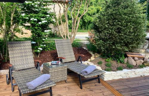 La Tuilerie Grange (Adults only gite) with two en-suite double bedrooms - Foto 23