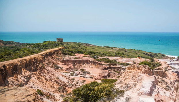 Panoramica della spiaggia di Cabo Santo Agostinho