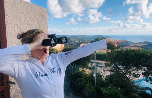 STUDIO POOL HOUSE 2 ETOILES VUE MER PANORAMIQUE AMAZING SEA VIEW WIFI LINGE LINEN INCLUS AIRCONDITIOn - Foto 33