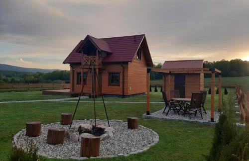 Drewniane domki z prywatnym jacuzzi i widokiem na Góry - Klimatyczny Kompleks w Górach Izerskich #Widogruszka - Photo 7