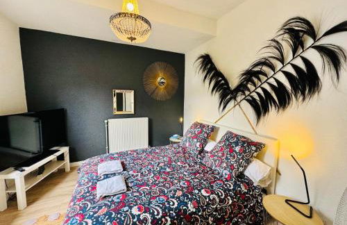 Loft atypique 130 m2 Clim patio couvert et terrasse pkg gratuit tram à 5mn à pied un accès direct au centre-ville - Foto 6