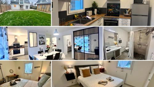 Le Belaven, Neuf, Cosy, Terrasse, jardin, Kerfany Plage, 1 à 6 pers - Foto 1