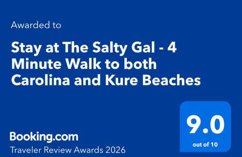 Stay at The Salty Gal - 4 Minute Walk to both Carolina and Kure Beaches - Foto 57