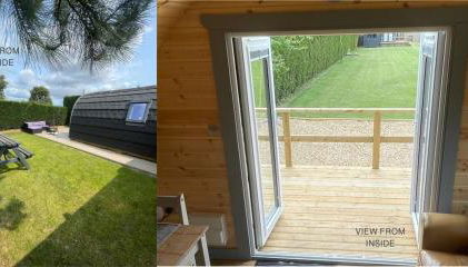 Pine Lodge Posh Glamping With Wood Fired Hot Tub & Big Lincolnshire Skies - Foto 3