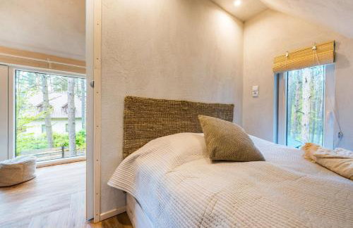 Domek lubiana180 WABI SABI w lesie jacuzzi sauna kominek - drewno w cenie pobytu - nad jeziorem Kaszuby pieski tylko do 10kg za dodatkową opłatą - Foto 42