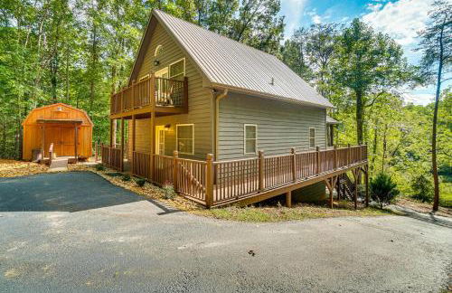 9 Mi to Lake Burton Cabin with Deck Near Helen - Foto 27