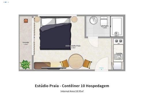 Contêiner 10 Hospedagem - Photo 61