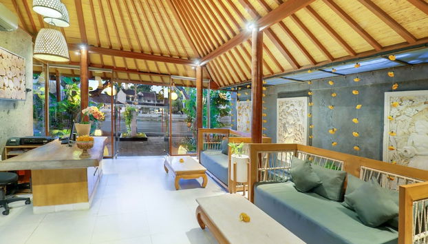 Zona de estar del vestíbulo