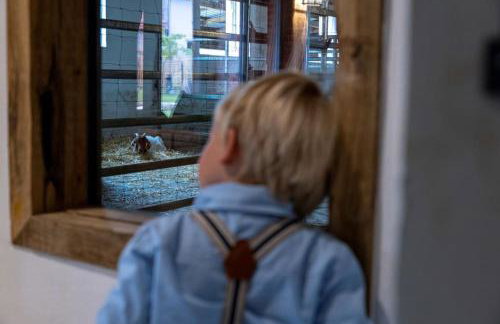 Landurlaub mit neugierigen Blicken in den Pferdestall, eingezäuntem Garten, Kamin und Sauna - Foto 54