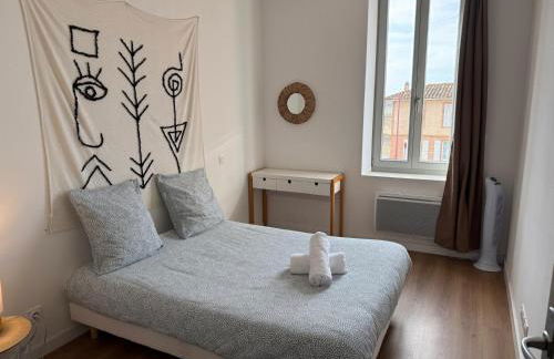 ABEILLE - 2 chambres et 1 canapé-lit, 1er étage, parking - Foto 14