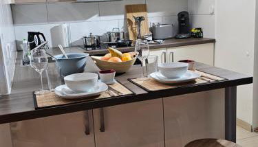 Modern Studio near Düsseldorf Airport & Messe/Fair - Foto 5, stove, pet friendly, toaster, minibar