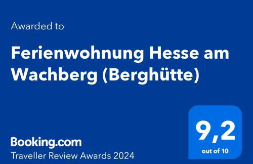 Ferienwohnung Hesse am Wachberg (Berghütte) - Foto 23