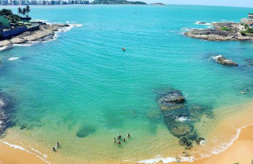 Apartamento vista do mar, pé na areia e águas tranquilas, no cento de Guarapari - Foto 25