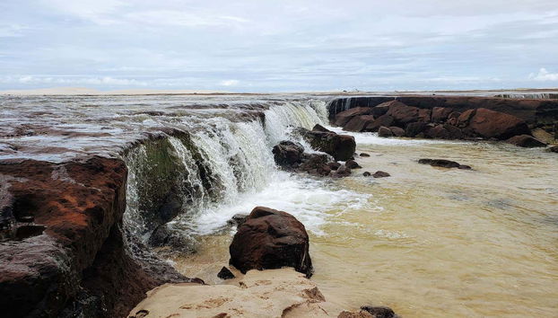 Impresionantes cascadas en Canto do Atins