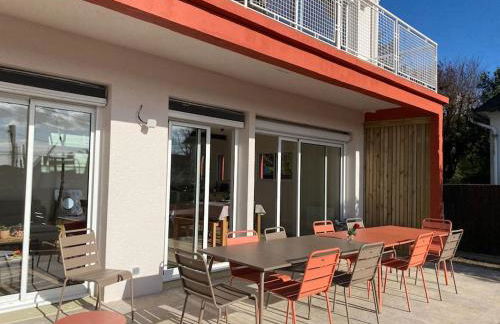 Vue Mer 2 pas des plages 10 pers 4 chambres Villa KER LOT PLAGE - Foto 9