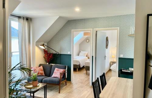 Émeraude Lumineux T3 au cœur du village, à 5 min des plages - Foto 14