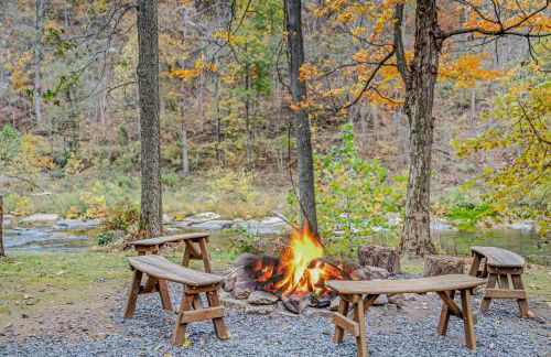 River Time Cabin - Riverfront, Hot Tub, Screen Porch, Fishing, Games, View, 3 King Beds - Photo 11