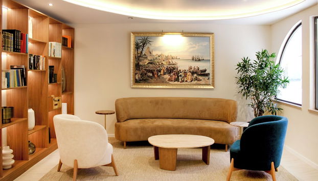 Zona de estar del vestíbulo