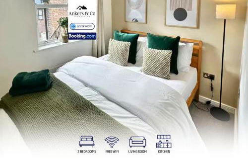 2 BR Flat - Short Lets & Serviced Accommodation Manchester with 2 Parking Spaces - Close to Hospitals - Foto 1