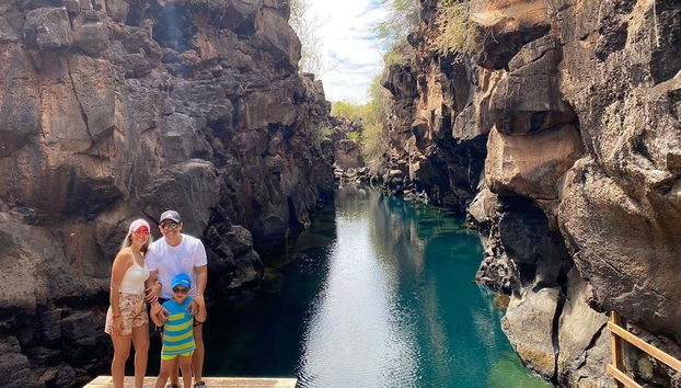 Famille à Las Grietas