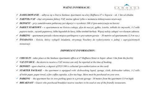 Sanhaus Apartments - BACARDI - Apartament z 2 balkonami, garażem, przy plaży - Foto 8