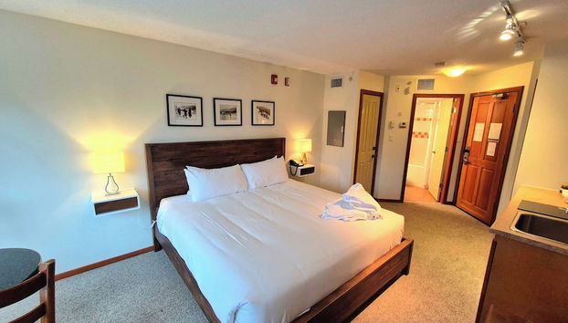 Mountain View Studio in Whistler Village - Unit 430 - Foto 5, Habitación