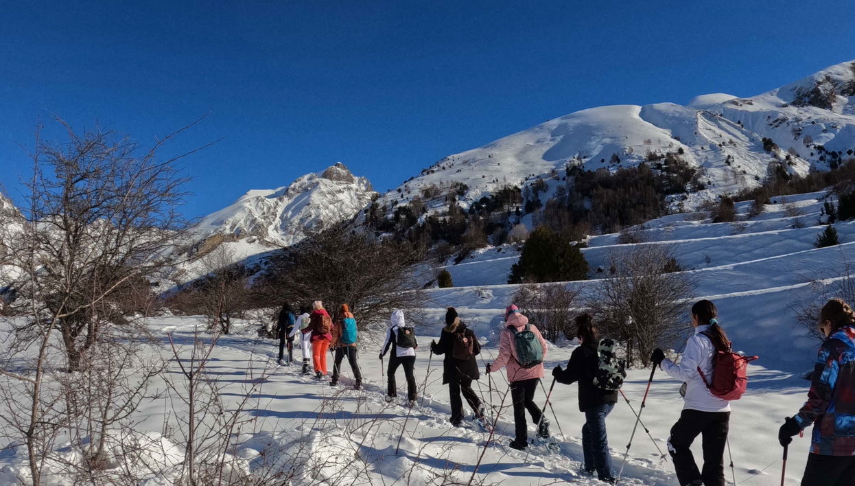 Snowshoeing in Valle de Tena