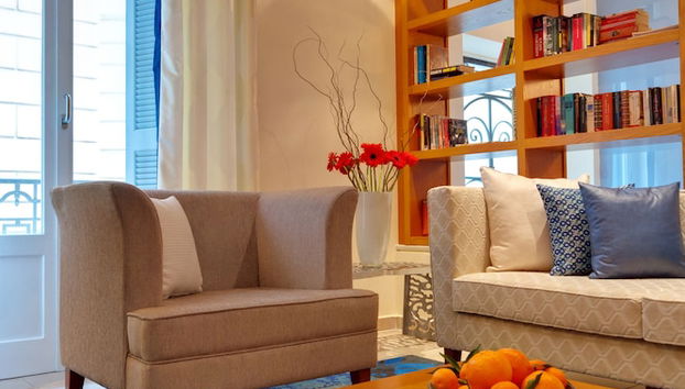 Zona de estar del vestíbulo