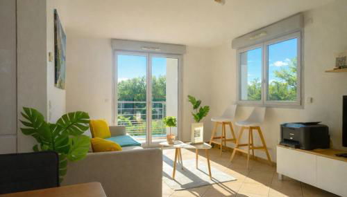 T2 de 56m2 - Genève à 5 min- Parking Privé Gratuit - Photo 4