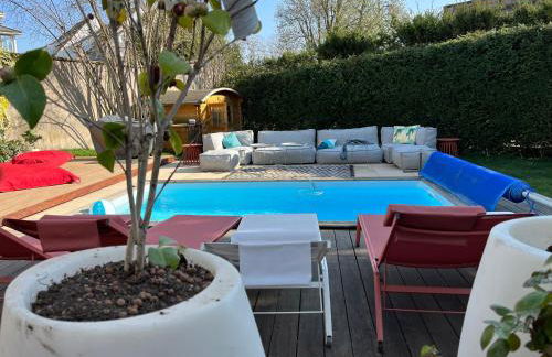 Villa Avril & spa 15 pers- location Villa de Prestige 2 Piscines intérieur et extérieur et sauna - Foto 30