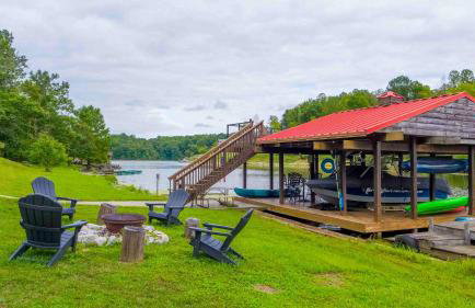 Lakeside Log Home, Private Dock, Near Ark! - Foto 32