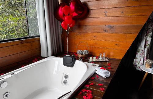 Chalé c/ Hidro | Lareira | Natureza | Wi-Fi - Foto 17