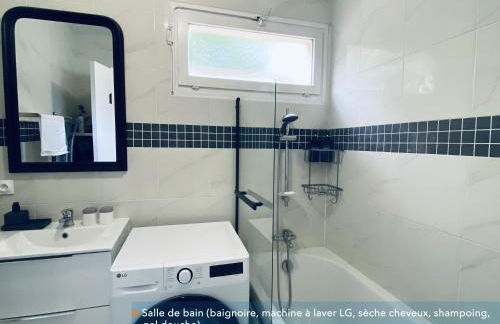 Appartement parisien neuf, moderne avec une grande salon, 2 chambres, 3 lits, parking gratuit, 15min de Paris et 13 min aéroport Orly - Foto 31