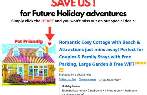 Romantic Cosy Cottage with Beach & Attractions just mins away! Perfect for Couples & Family Stays - Free Parking, Large Garden & Free WiFi - Foto 23