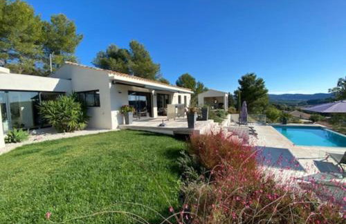 VillaCadière Vue Mer et Vignes Piscine à débordement - Foto 1