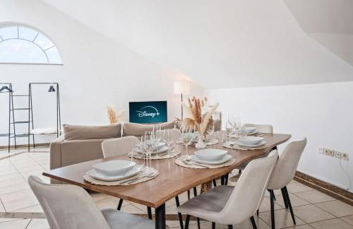 flair Apartment Stadtoase Fulda I private Sauna & Whirlpool I Balkon I 2x Parken I Kaffee I Highspeed WLAN I Disney plus - Foto 11