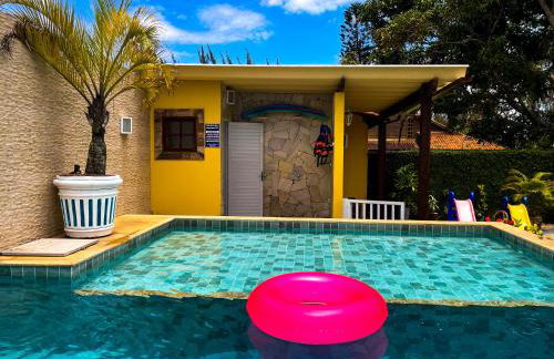 Recantos Pinheiros - Casa inteira, até 15 hóspedes - Piscina privativa, sinuca, ar condicionado e TVs nos 4 quartos - Condomínio Orla 500, lado praia - Unamar, Cabo Frio-RJ - Foto 4