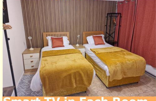 NightRest Homes 5 minutes to Luton Airport -Wifi - Free Parking -Luton - Foto 1