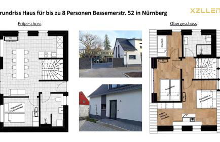 Xzllenz - 4 Schlafzimmer, Zentral, Parken, U-Bahn, 2 Bäder, 4 Smart-TV, optional Einzelbett - Foto 24