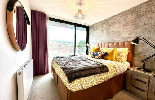 Sea View Ultra Modern 2 bedroom Apartment - 1 Min Walk to the Best Beach! - Great Location - FREE Parking - Fast WiFi - Smart TV - sleeps up to 4! Close to Purbeck, Corfe Castle, Sandbanks, Poole & Bournemouth - Foto 13