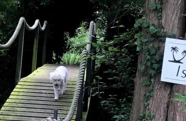 Private Island Glamping on riverbank with Hot tub - Foto 12