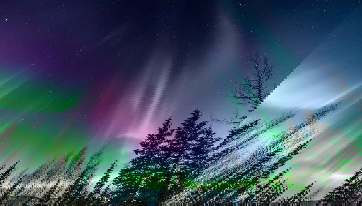 The stunning northern lights in Ylläsjärvi