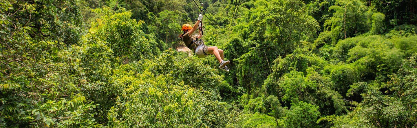 Tirolina en Chiang Mai